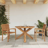 Garden Table 109x74 cm Solid Wood Teak 4008083