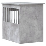Dog Crate Furniture Concrete Grey 45x62x59 cm Engineered Wood 838312