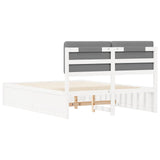 Bed Frame with Upholstered Headboard Black 180 x 200 cm 3398091