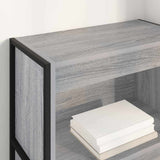 Book Cabinet Grey Sonoma 60 x 30 x 121 cm Engineered Wood 886393