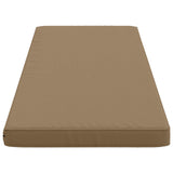 2-Piece Bench Cushions VUGHT 2 pcs 100% Polyester Taupe 952033