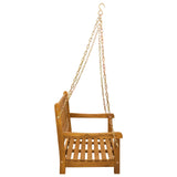 Garden Swing Bench 2 -Seater 110 x 56 x 58 cm Solid Acacia Wood 42028086