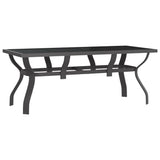 Garden Dining Set Grey Powder-coated steel Standard Foldable 3102920