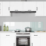 Kitchen Backsplash 2 pcs White 90 x 40 cm Tempered Glass 3415524