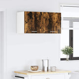 Hanging Cabinet Smoked Oak 80 x 31 x 40 cm Engineered Wood 884182