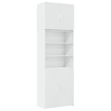 Highboard White 80x42.5x249 cm Engineered Wood 3281357