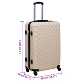Hardcase Trolley Gold ABS 92426