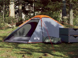 Camping Tent Dome 2-Person Grey and Orange Waterproof 94767