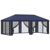 Gazebo Cover with Sidewalls Blue 600.5 x 300.5 cm Polyester 900441
