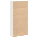 Bookcase White 60x24x120 cm Engineered Wood 860418
