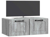 Wall-Mounted TV Cabinet Grey Sonoma 59.5 x 31 x 30 cm 899391