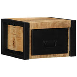 Bedside Cabinet 40x35x25 cm Solid Rough Wood Mango 4015945