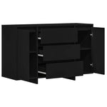 Sideboard with Drawer Black 120 x 41 x 75 cm Engineered wood 3333907