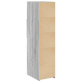Highboard Grey Sonoma 30x42.5x124 cm Engineered Wood 846157