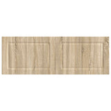Wall-Mounted Headboard UTRECHT Sonoma Oak Engineered Wood 897837