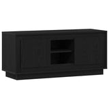 TV Cabinet Black Oak 102 x 35 x 45 cm Engineered Wood 881315