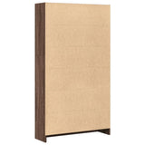 Bookcase Brown Oak 80x24x143 cm Engineered Wood 857850