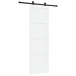 Sliding Door Manual ORKDAL White and black 78 x 232 cm 3333447