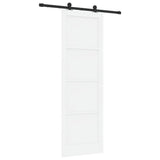 Sliding Door Manual ORKDAL White and black 78 x 232 cm 3333447