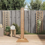 Garden Shower Solid Teak 70x75x204 cm 44667