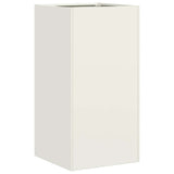 Planter White 40x40x80 cm Cold-rolled Steel 860704