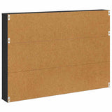 Magazine Rack 2 pcs Black Oak 100 x 12 x 70 cm Engineered Wood 890853