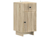 2 Piece Bathroom Cabinet Set EDE Sonoma Oak Engineered Wood 3417659