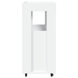 Bar Cart White 60x39.5x89 cm Engineered Wood 848269
