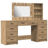 Dressing Table with Drawer 3 pcs Artisan Oak Engineered Wood 3334217