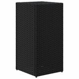 Garden Planter Black 30x30x60 cm Poly Rattan 366410