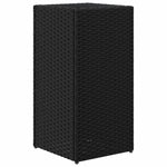 ZNTS Garden Planter Black 30x30x60 cm Poly Rattan 366410