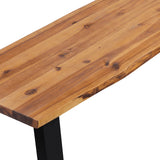 ZNTS Bench Solid Acacia Wood 145 cm 245687