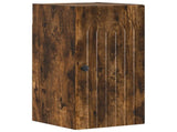 3 Piece Bathroom Cabinet Set ALKMAAR Smoked Oak Engineered Wood 3417752