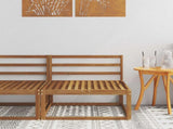 Outdoor Middle Sofa Natural 79 x 83 x 73 cm 900531