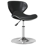 Bar Stool Black Faux Leather 335110