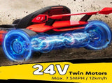 24V Electric Go Kart for Kids with Adjustable Seat for 6-12 Years, Red T3398P422373