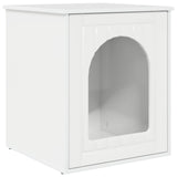 Cat House Gloss White 53 x 52 x 62 cm Engineered Wood 8000711