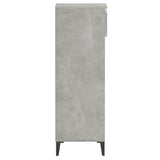 Shoe Rack Concrete Grey 40x36x105 cm Engineered Wood 819784
