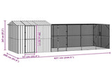 Bird Cage Anthracite 621 x 208 x 247 cm Galvanised Steel 3325157