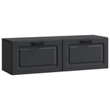 Wall-Mounted TV Cabinet Black 98 x 31 x 30 cm Engineered Wood 899406