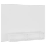 Wall TV Cabinet White 120x23.5x90 cm Engineered Wood 808269