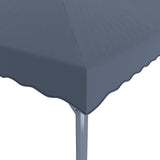 Gazebo 300x300 cm Anthracite Aluminium 48059