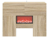Electric Fireplace Sonoma 75 x 24.5 x 75 cm Engineered wood 8020770