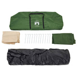 Family Tent Dome 10-Person Green Quick Release 4004239