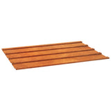 Roof Panels 36 pcs Rusty 60x44 cm Corten Steel 151971