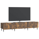 TV Cabinet Smoked Oak 147 x 34.5 x 32 cm Engineered Wood 894480