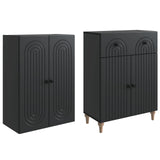 Cabinet Set 2 pcs 66 x 34.5 x 90 cm Engineered Wood 3416485
