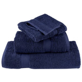 12 Piece Premium Towel Set SOLUND Navy Blue 600 gsm 137575