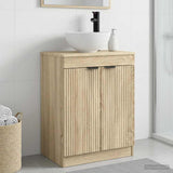 Bathroom Vanity with Sink Sonoma Oak 54 x 35 x 83 cm 890140