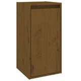TV Cabinets 2 pcs Honey Brown Solid Wood Pine 3100157